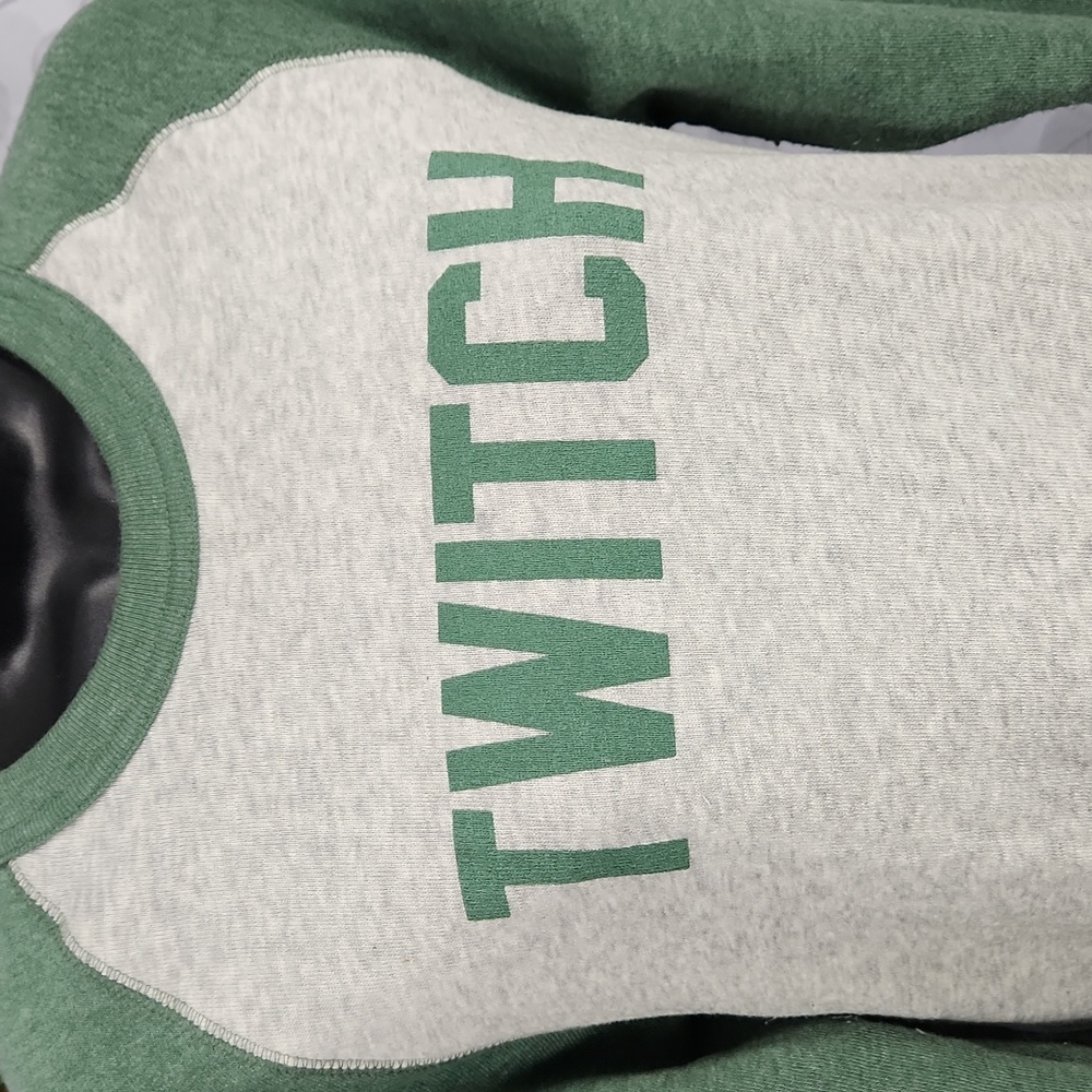 Alternative Earth Twitch Graphic Raglan Sweatshirt Gray - Small - Picture 6 of 11
